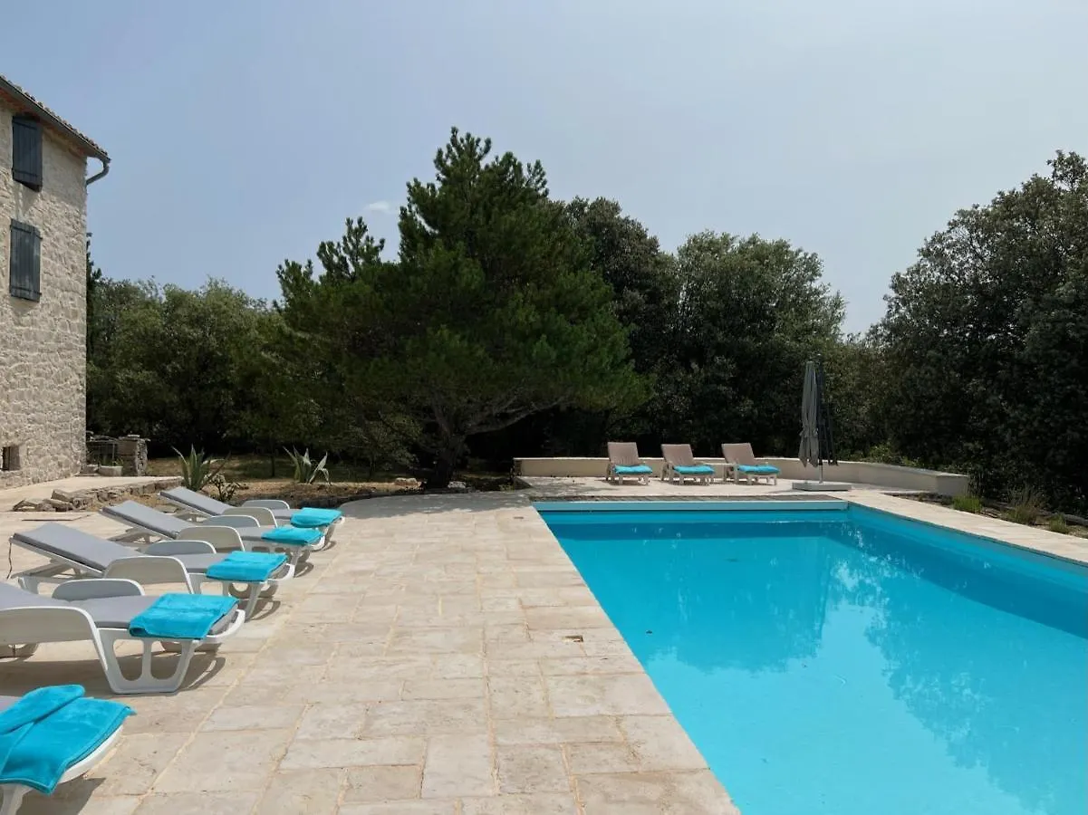Luxurious Family House With Pool In Ardeche. Villa Les Vans